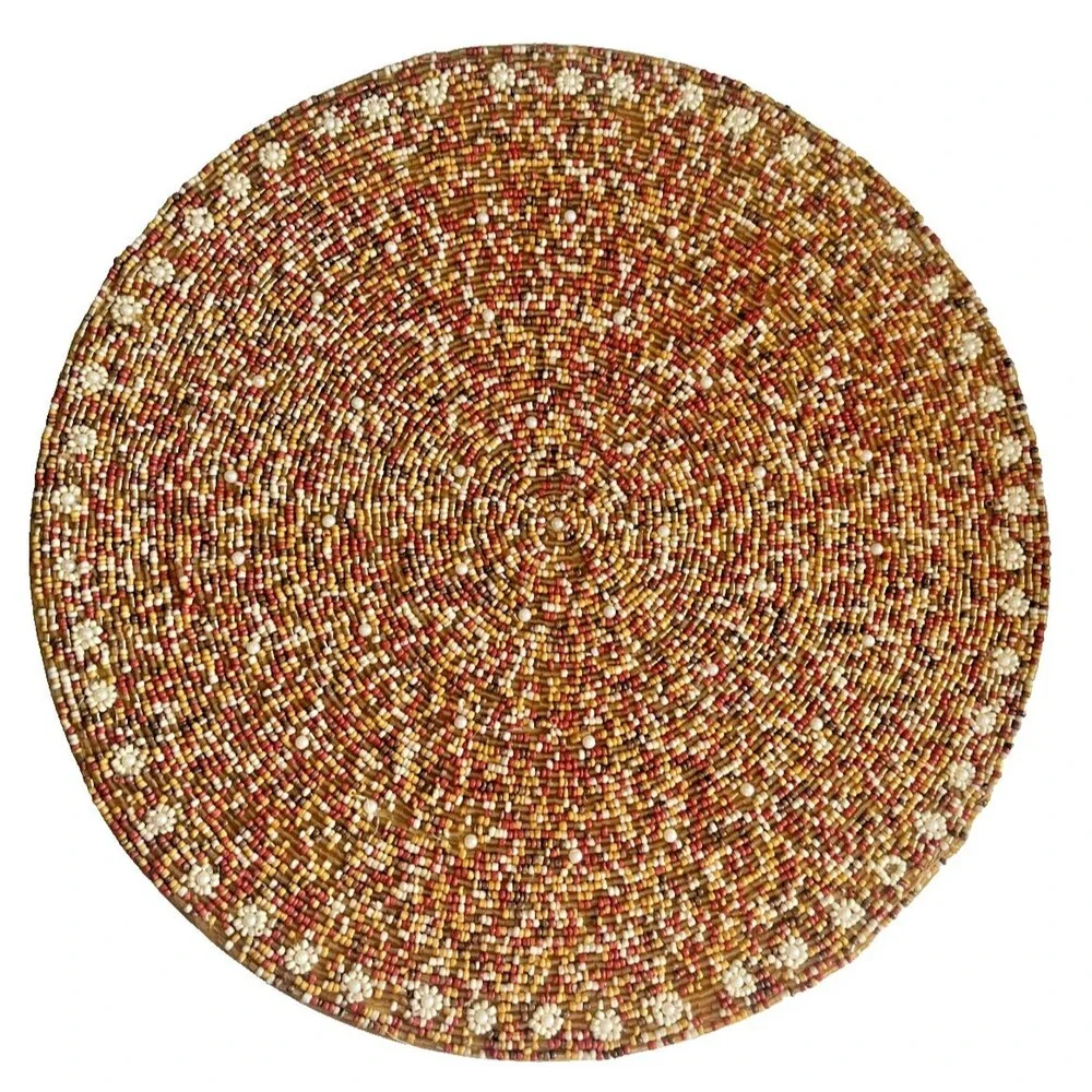 Tahari Beaded Charger Placemat 15